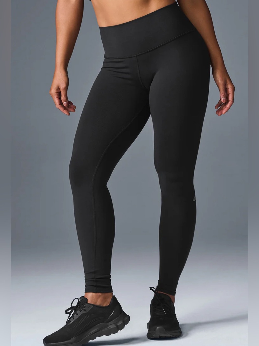 Alo Airbrush High-Rise 28” Leggings Black M New